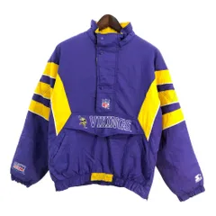 90年代 STARTER スターター NFL ミネソタ・バイキングス 中綿 スタジアムジャケット プロチーム アメフト (メンズ L) 中古 古着 S3889のサムネイル