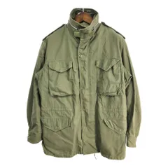 60年代 米軍実物 U.S.ARMY M-65 フィールドジャケット 2nd ヴィンテージ ミリタリー オリーブ (メンズ MEDIUM LONG) 中古 古着 S3906