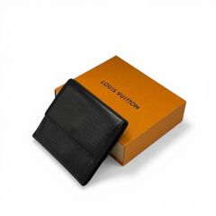 美品】ルイヴィトン Wホック財布 ダミエ アズール コンパクト 三つ折り