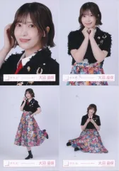 【中古】生写真(乃木坂46) ◇櫻坂46/大沼晶保/櫻坂46ランダム生写真【「12th Single BACKS LIVE!!」黒衣装】 4種コンプリートセット