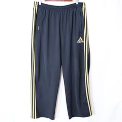 00s 90s adidas 万国旗タグ トラックパンツ 黒金 Y2K テック - メルカリ