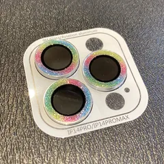 iPhone14Pro/14ProMax カメラレンズカバー　colorfull　cam-547【B】