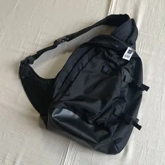 希少　新品タグ付　00s　archive　OLD GAP　オールドギャップ　ワンショルダーバッグ　ボディバッグ　スリングバッグ　ロゴプレート　複数ポケット　ベルト　ブラック　黒　総柄裏地　Y2K　平成レトロ　テック　one shoulder sling bag