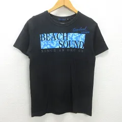 g■ビーチサウンド/Beach Sound Tシャツ/コットン【M】黒/men's/36【中古】■のサムネイル