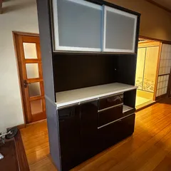 ニトリ 食器棚 キッチンボード アルミナ2 140KBのサムネイル
