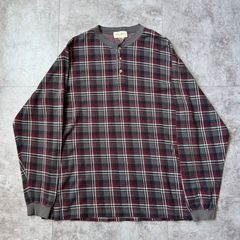 サーマル 古着 90s I.O.U アイオーユー 美品 チェック ロンT XL - メルカリ