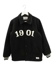 ネイバーフッド NEIGHBORHOOD バーシティジャケット スタジャン M 152SZNH-JKM02 ウール フェルトロゴ ブラック ☆AA★のサムネイル