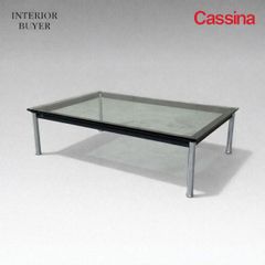 取付無料！カッシーナ 784 スタイリッシュモダン ガラス天板正方形ロー 