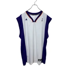 【adidas】 Basketball Shirts ロゴ刺繡 ゲームシャツ S-5176
