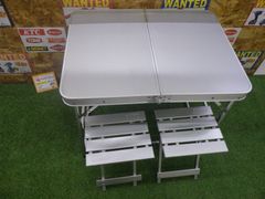 美品！Coleman 折りたたみテーブル チェアセット アルミ製 - メルカリ