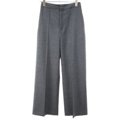LOEWE ロエベ ハイウエストウールトラウザーパンツ S359Y04XD7 グレー 38