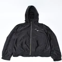 極美品 PRADA プラダ ジャケット SGB811 S212 1WQ9 サイズ56 トライアイングルロゴ ブラック 2021 ナイロン 中古 4b013479のサムネイル