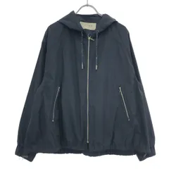 ADORE アドーア ギャザーフーデッドジャケット  ネイビー 38のサムネイル