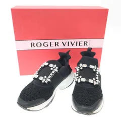 Roger Vivier ロジェ ヴィヴィエ ヴィヴ ラン ファブリック スニーカー  ブラック 34のサムネイル