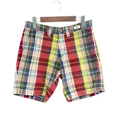 TOMMY HILFIGER トミーヒルフィガー ハーフパンツ サイズ:30 チェック/コットン    マルチカラー メンズ / 240001194940