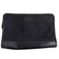 コーチ COACH セカンドバッグ レザー 黒 ブラック ■WGA