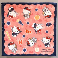 タイトー タイトーくじ 侍ジャパン×サンリオキャラクターズ E賞ハンドタオル ハローキティ