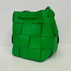 【加古川店】 中古 BOTTEGA VENETA | ボッテガヴェネタ ショルダーバッグ SMALL CASSETTE BUCKET BAG 680218 イントレチャート 【122】