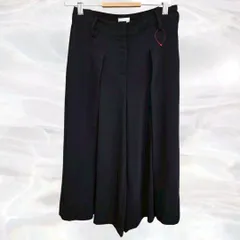 PLST　プラステ　パンツ　ブラック　レディース　無地　シンプル　ポケットあり　ワイドパンツ　定番　ベーシック　着回し抜群