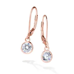 [Gift from New York] ピアス レディース K18 ピンクゴールド 加工 フープピアス 揺れる 金属アレルギー対応 ブランド 女性 プレゼント 0