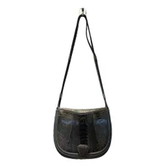 ノーブランド ショルダーバッグ レザー グレー ■GY99のサムネイル