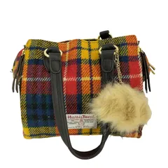 ハリスツイード Harris Tweed チェック柄 トートバッグ レディース 表記無 のサムネイル