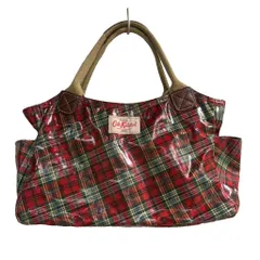 キャスキッドソン Cath Kidston トートバッグ 赤 レッド ■GY99