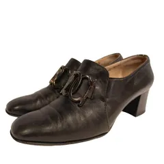 サルヴァトーレフェラガモ Salvatore Ferragamo パンプス ヒール ガンチーニ サイズ 23 黒 ブラック ■WGA