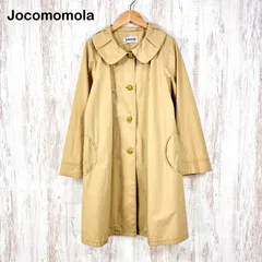 Jocomomola de Sybilla ホコモモラ シビラ ラウンドカラー コットン スプリングコート ベージュ レディース ロングコートのサムネイル