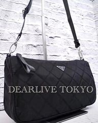 美品◇ PRADA プラダ ナイロンxレザー クロスボディ ショルダー