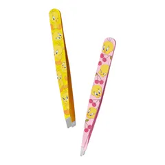 LOONEY TUNES TWEETY　トゥイーティー　ツイーザーセット　毛抜き　ピンセット　ルーニーテューンズ　イエロー　ピンク　可愛い　アメコミ　キャラクター　レトロ　ギフト　プレゼント　海外製品のサムネイル