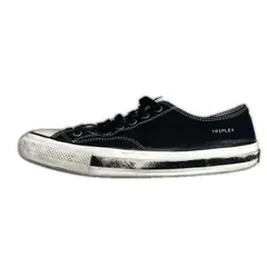 CONVERSE ADDICT  × GOD SELECTION XXX CHUCK TAYLOR CANVAS TX OX キャンバス スニーカー コンバース アディクト  × ゴッドセレクショントリプルエックス 1AD786 ブラック （10106M）