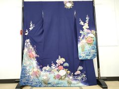 振袖 金駒 金彩 銀通し 紋意匠 身丈167cm HKT161 - メルカリ