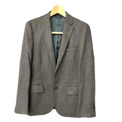 BANANA REPUBLIC グレー ヘリンボーン ビジネスジャケット - メルカリ