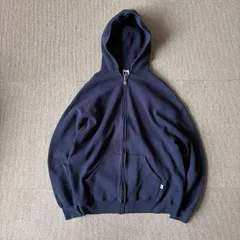 90s Russell Athletic ジップアップパーカー XL