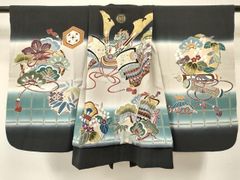 ☆4727☆ 七五三 男の子 着物 単品 かけ着 男児 一つ身 - メルカリ