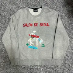 (Lオススメ) サロンドSEOUL ソウル 刺繍 スウェット