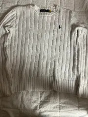 ポロ ケーブル編み ニット