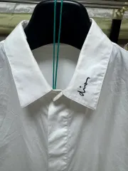 ディオール ロゴ 刺繍 シャツ 白 39サイズ - 韓国国内 100サイズ
