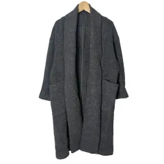 ドゥクラッセ DoCLASSE ライトピュアウール  ショールロングコート S/M グレー 31159-050 のサムネイル