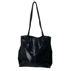 ゲス GUESS ハンドバッグ トートバッグ 切替 ブラック
