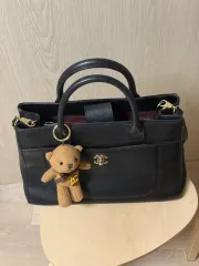 CHANEL シャネル チュール サーフ バッグ Mサイズ ブラック