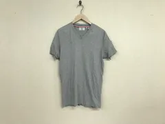 本物ロシニョールROSSIGNOLコットンVネックロゴワッペン半袖Tシャツメンズサーフアメカジミリタリーストリートスケーターワークビジネススーツモードドレスゴルフスキースポーツグレー46Mポルトガル製のサムネイル