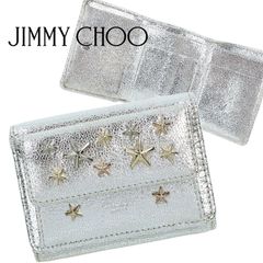 ジミーチュウ NEMO クリスタル スタッズ ミニ財布 バッグ サンダル 
