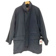 バーバリーズ BURBERRYS 80-90S 白タグ ホースロゴ刺繍 裏地ノバチェック ダウンライナー付き パッカブルフード スタンドカラーハーフコート  メンズ import：L 