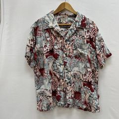 美品】M品番 サンサーフ 開襟シャツ アロハ パームフロンド 90s