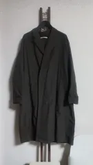 ユニセックス 딥カーキ シャカシャカ素材 トレンチコート 105