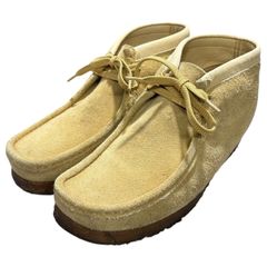 【極美品】Clarks ワラビーブーツ　モカシン　27.5 極美品】Clarks ワラビーブーツ モカシン 27.5 - メルカリ