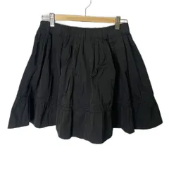 マークバイマークジェイコブス MARC by MARC JACOBS フレアスカート イージー ひざ丈 XS ブラック ■GY43