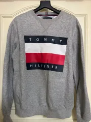 Tommy Hilfiger BIG ロゴ スウェット グレー S